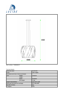 Hướng dẫn sử dụng Lucide 74400/40/17 Vivana Đèn