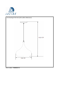 Kasutusjuhend Lucide 76360/01/72 Woody Lamp