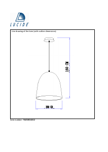 Kasutusjuhend Lucide 76459/50/02 Calais Lamp