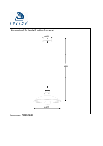 Kasutusjuhend Lucide 78310/32/17 Bistro Lamp