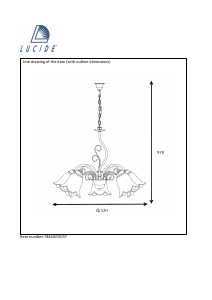 Посібник Lucide 78360/05/97 Luberon Лампа