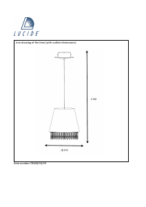 Manual Lucide 78368/30/39 Dolti Candeeiro