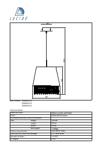 Manual Lucide 78368/45/30 Dolti Lamp