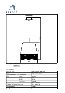 Instrukcja Lucide 78368/45/41 Dolti Lampa