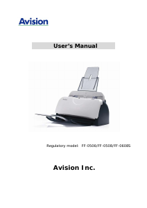 Handleiding Avision AV121 Scanner
