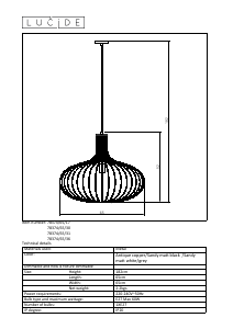 Hướng dẫn sử dụng Lucide 78374/65/36 Manuela Đèn