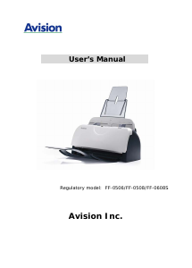 Manual Avision AV122 Scanner