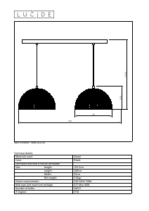 Bruksanvisning Lucide 78387/02/30 Mesh Lampa