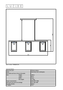 Manuale Lucide 78388/03/30 Julot Lampada