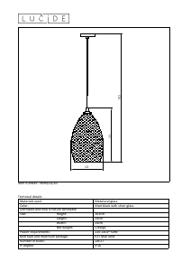 Priročnik Lucide 78390/24/63 Gerben Svetilka