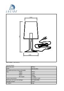 Hướng dẫn sử dụng Lucide 78575/35/31 Louis Đèn