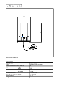 Kasutusjuhend Lucide 78588/01/30 Julot Lamp