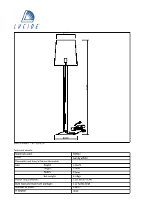 Brugsanvisning Lucide 78775/01/31 Louis Lampe