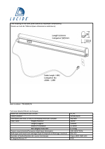 Mode d’emploi Lucide 79149/09/31 Kinny Lampe