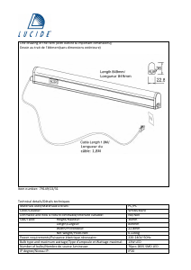 Manual Lucide 79149/13/31 Kinny Candeeiro