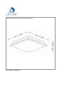 Руководство Lucide 79156/22/12 Gently Светильник