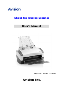 Handleiding Avision AV220D2+ Scanner