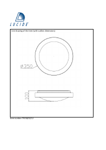 Manual Lucide 79158/02/12 Fresh Candeeiro