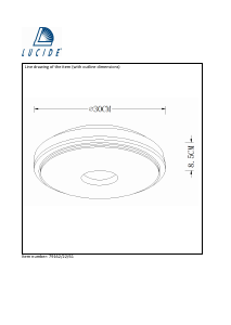 Kasutusjuhend Lucide 79162/22/61 Miro Lamp