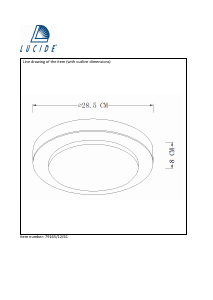 Manual Lucide 79165/12/61 Runn Lamp