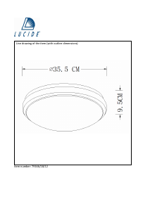 Hướng dẫn sử dụng Lucide 79166/18/12 Casper i Đèn