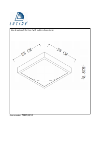 Brugsanvisning Lucide 79167/12/12 Casper ii Lampe