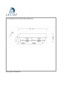 Руководство Lucide 79170/12/11 Ready Светильник