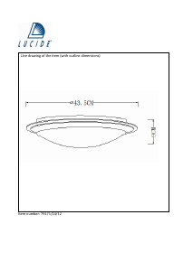 Manual Lucide 79171/24/12 Gently Candeeiro