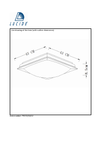 Руководство Lucide 79172/24/12 Gently Светильник