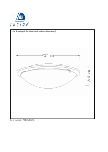 Manual Lucide 79173/10/31 Brink Candeeiro