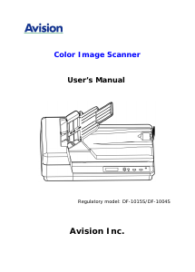 Handleiding Avision AV620C2+ Scanner