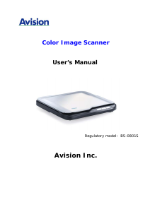 Manual Avision AVA5 Scanner