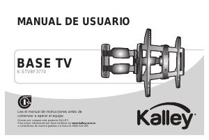 Manual de uso Kalley K-STVBF3770 Soporte de pared