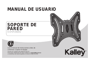 Manual de uso Kalley K-STVF2342V2 Soporte de pared