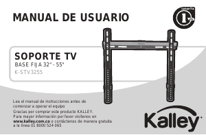 Manual de uso Kalley K-STVF3255 Soporte de pared