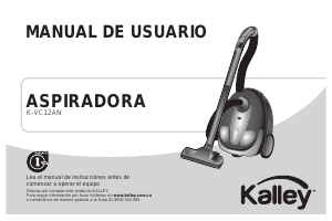 Manual de uso Kalley K-VC12AN Aspirador