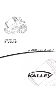 Manual de uso Kalley K-VC14D Aspirador