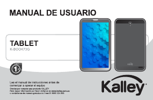 Manual de uso Kalley K-BOOK73G Tablet