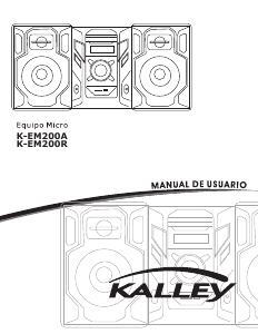 Manual de uso Kalley K-EM200R Set de estéreo
