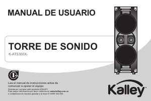 Manual de uso Kalley K-ATS300X Altavoz