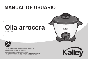Manual de uso Kalley K-RC3B Arrocera