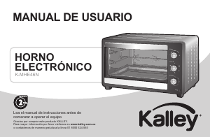 Manual de uso Kalley K-MHE46N Horno