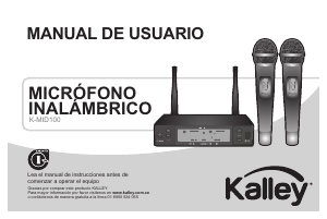 Manual de uso Kalley K-MID100 Micrófono