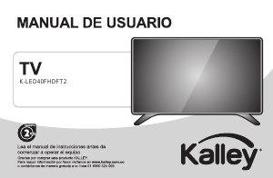 Manual de uso Kalley K-LED40FHDFT2 Televisor de LED