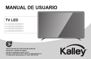 Manual de uso Kalley K-LED49UHDSMT2 Televisor de LED