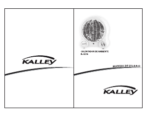 Manual de uso Kalley K-CA18 Calefactor