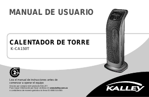 Manual de uso Kalley K-CA150T Calefactor