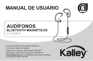 Manual de uso Kalley K-GAUBT Auriculares