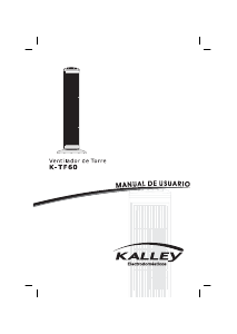 Manual de uso Kalley K-TF60 Ventilador