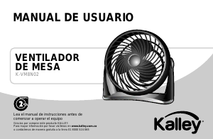 Manual de uso Kalley K-VM8N02 Ventilador